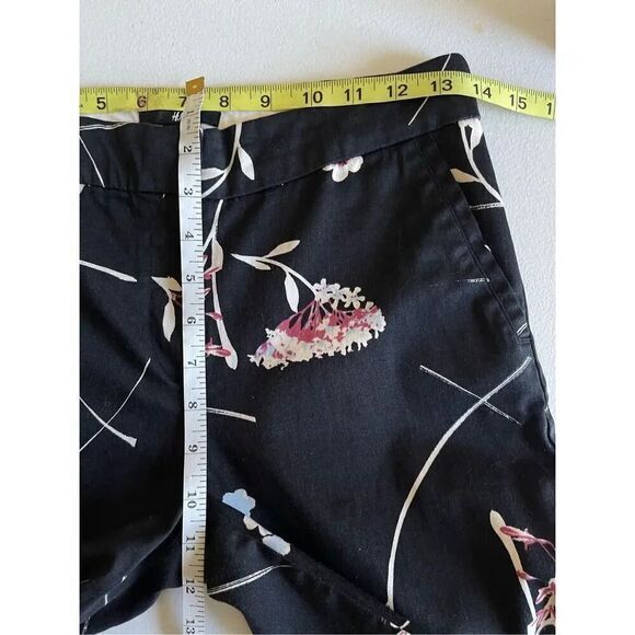 J1 H&M Floral Stretch Cropped‎ Chinos Size 4 - Picture 4 of 5